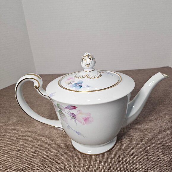 Rare Noritake Japan Circa 1908 Maruki Symbol Large Pink Cabbage Rose Pattern - Picture 10 of 12